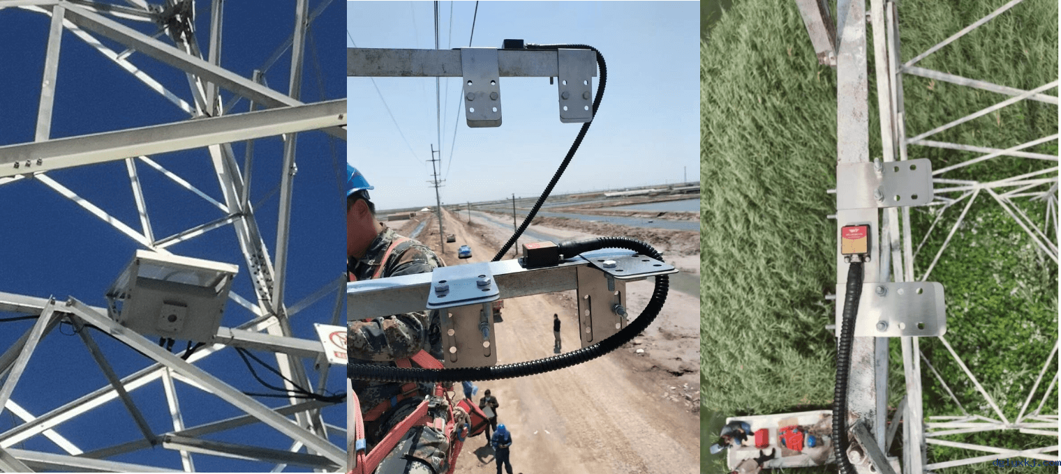 伟德老版本app科技杆塔倾斜监测装置工程图片